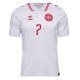 Danemarca Mathias Jensen #7 Tricou Fotbal Replică European 2024 Barbati Deplasare
